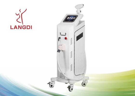 Màn hình LCD 110V 808 Nm Tia laze Ống hai cực Máy tẩy lông IPL Lazer