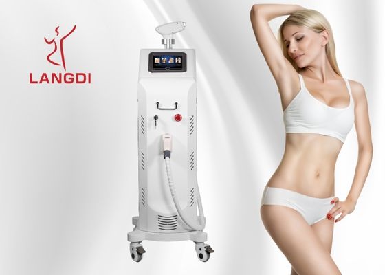 Dụng cụ triệt lông vĩnh viễn 10 thanh 810nm Ống hai cực Tia laze