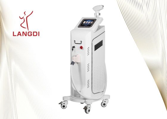 Dụng cụ triệt lông vĩnh viễn 10 thanh 810nm Ống hai cực Tia laze
