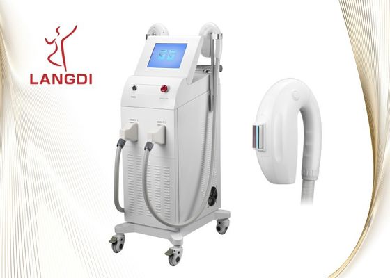 Máy triệt lông Tia laze Ipl Shr không gây đau 8.0 inch với 2 tay cầm