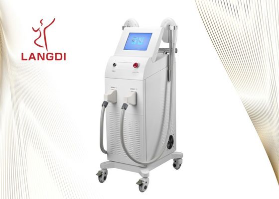 Máy triệt lông Tia laze Ipl Shr không gây đau 8.0 inch với 2 tay cầm