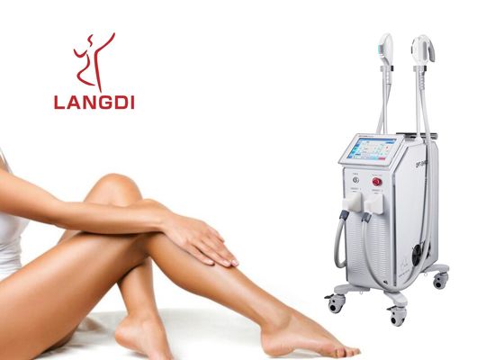 2 tay cầm Công nghệ OPT SHR IPL + DIODE LASER để Triệt lông / Trẻ hóa Da